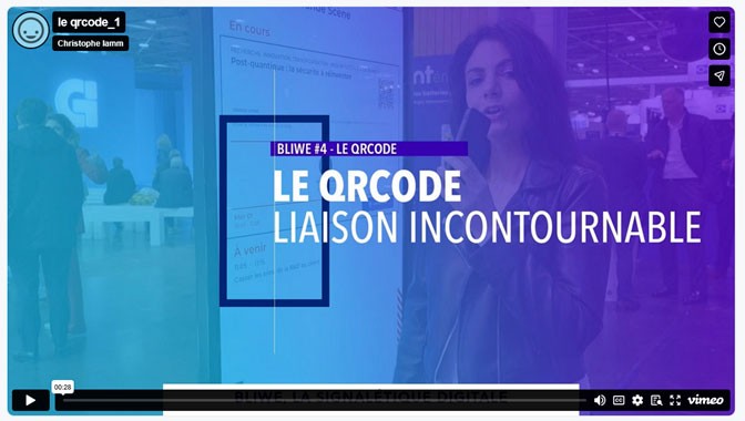 Bliwe4 - Le QRCode